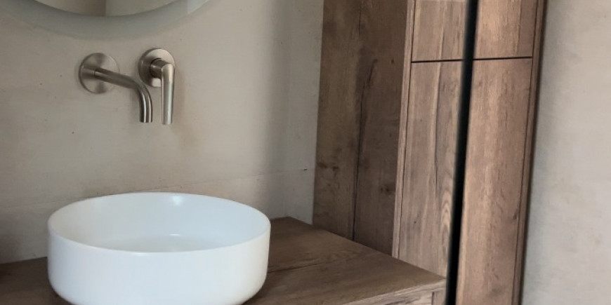 Salle de bain cocooning - 69830 St Georges de Reneins - 4 Angles